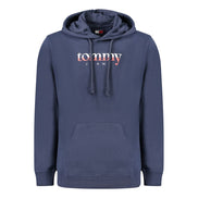 Sweat à capuche Tommy Hilfiger en coton bleu pour homme