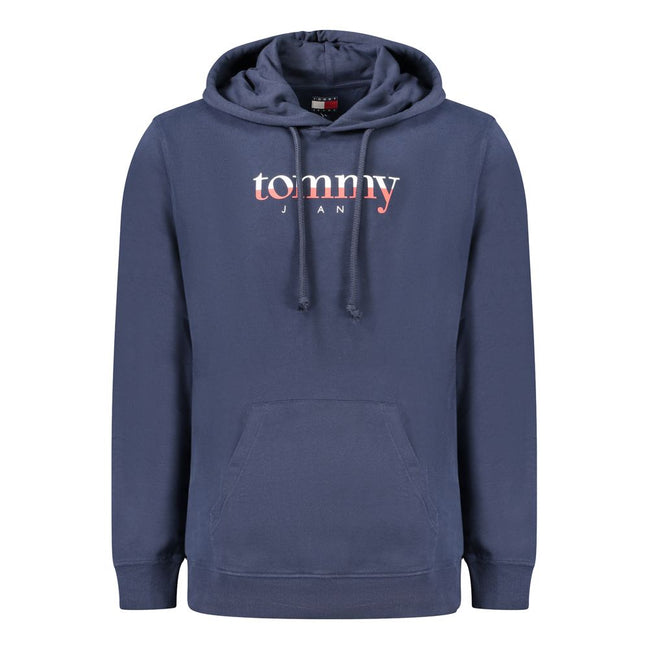 Sweat à capuche Tommy Hilfiger en coton bleu pour homme