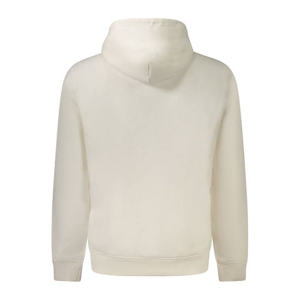 Felpa con cappuccio da uomo in cotone bianco Tommy Hilfiger