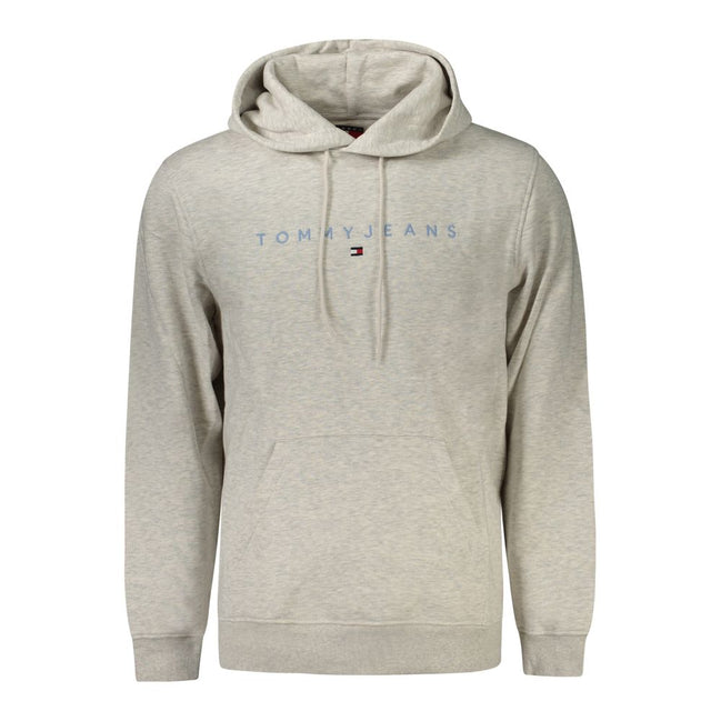 Felpa Tommy Hilfiger Grigia in Cotone da Uomo