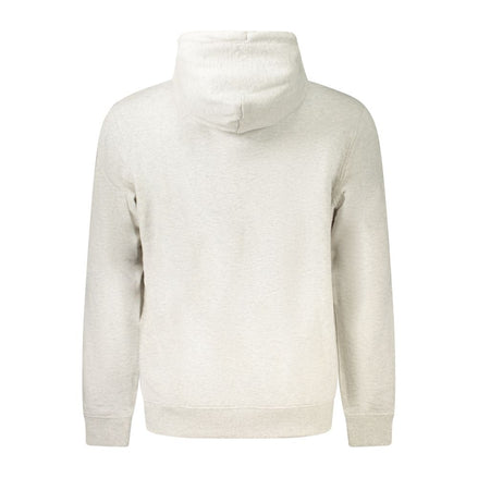 Felpa con Cappuccio da Uomo in Cotone Grigio Tommy Hilfiger