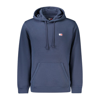 Felpa con cappuccio da uomo Tommy Hilfiger in cotone blu