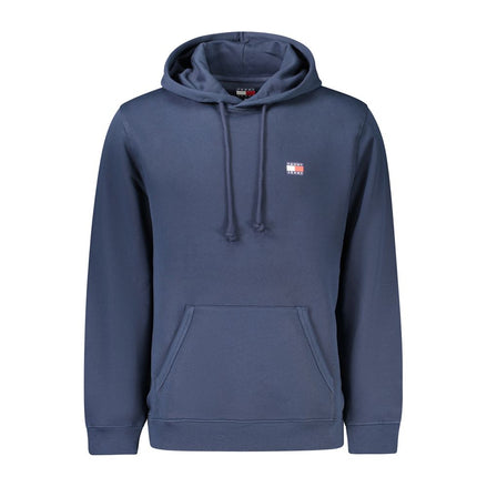 Felpa con cappuccio da uomo Tommy Hilfiger in cotone blu