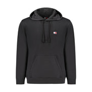 Tommy Hilfiger Sweat à capuche en coton noir pour homme