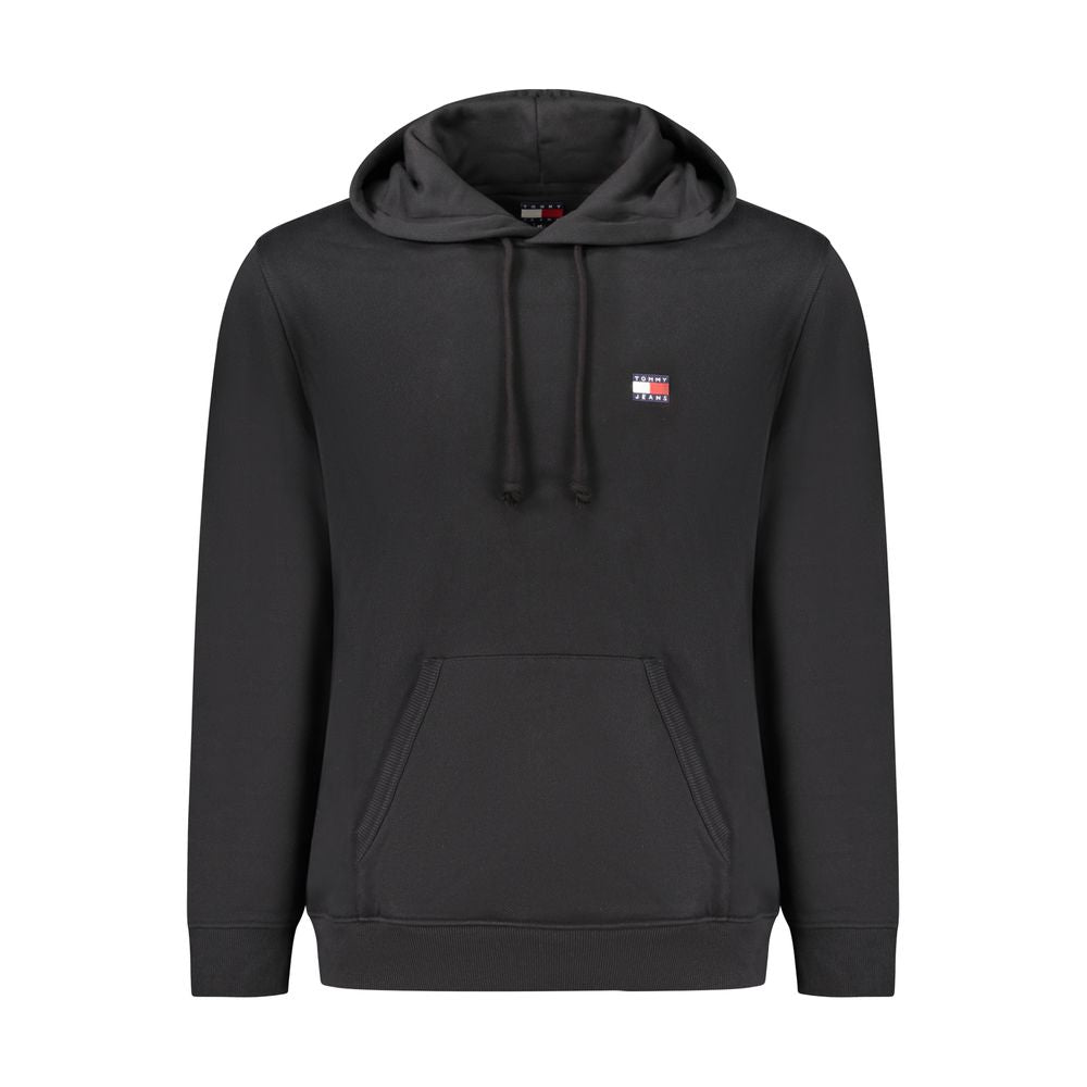 Tommy Hilfiger Sweat à capuche en coton noir pour homme