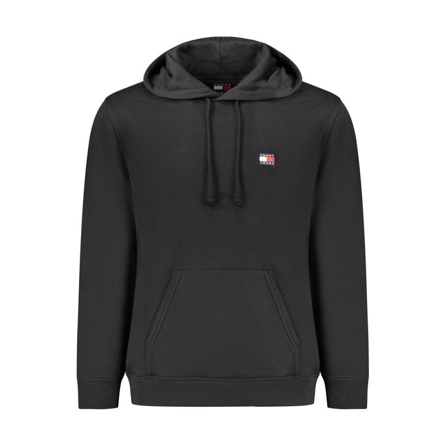 Tommy Hilfiger Sweat à capuche en coton noir pour homme