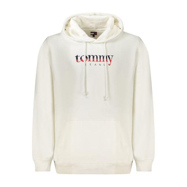 Felpa da uomo Tommy Hilfiger in cotone bianco