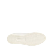 Chaussures basses Dolce & Gabbana en cuir blanc à broderie rose