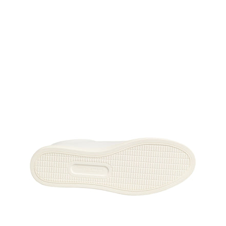 Chaussures basses Dolce & Gabbana en cuir blanc à broderie rose