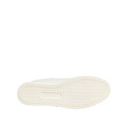 Dolce & Gabbana White Leather Sacred Heart Patch Sneakers
