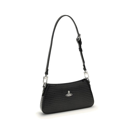 Vivienne Westwood Black Tasha Shoulder Bag