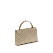 PINKO Beige Love Lady Handbag