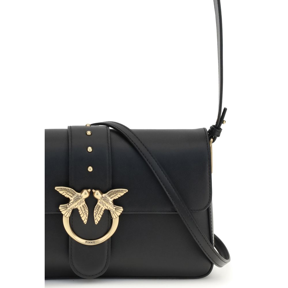PINKO Black Love One Shoulder Bag