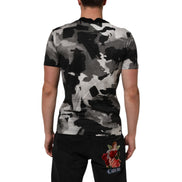 T-shirt homme Dolce & Gabbana manches courtes camouflage multicolore