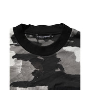 T-shirt homme Dolce & Gabbana manches courtes camouflage multicolore