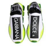 Chaussures Baskets Dolce & Gabbana Sorrento Noir Blanc à Enfiler