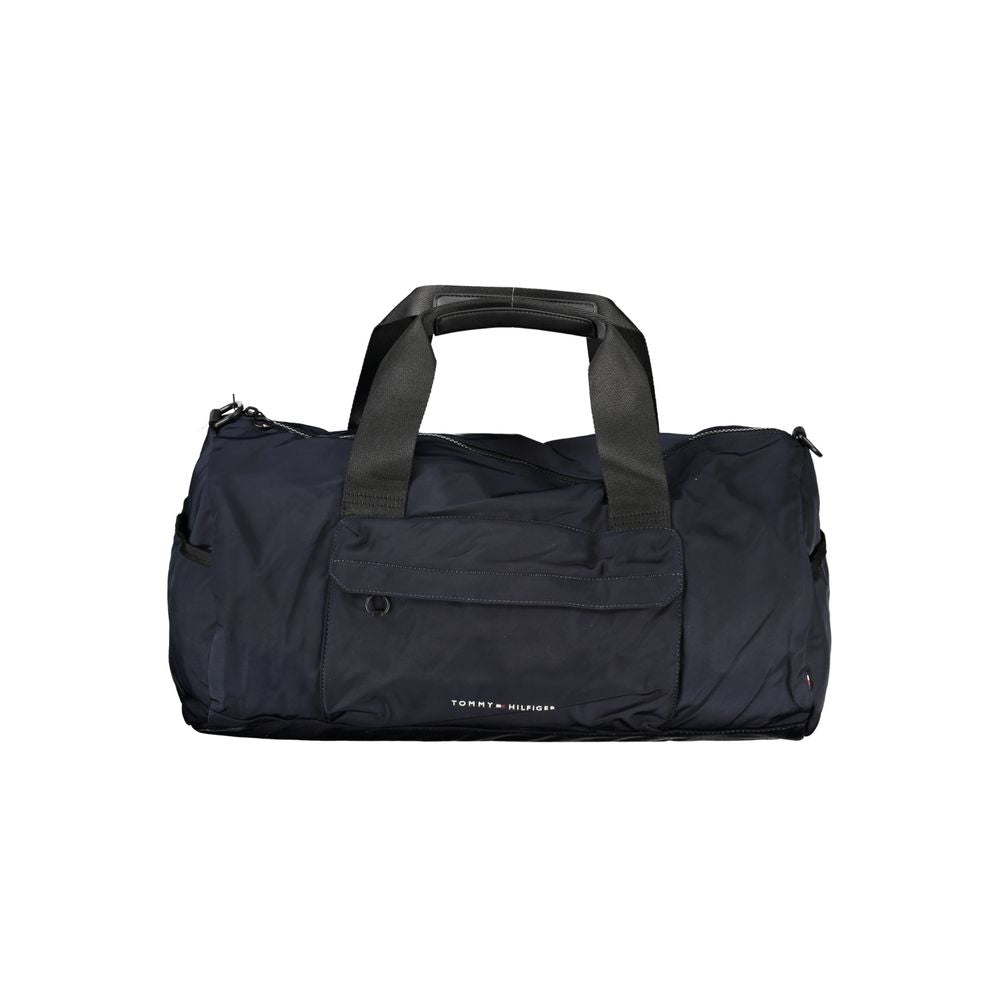 Sac homme Tommy Hilfiger bleu en polyester avec bandoulière réglable