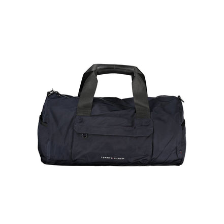Sac homme Tommy Hilfiger bleu en polyester avec bandoulière réglable