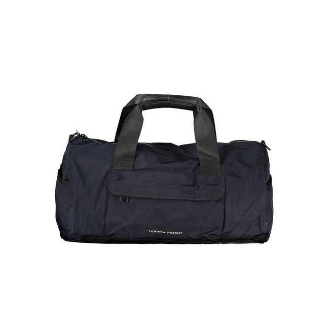 Sac homme Tommy Hilfiger bleu en polyester avec bandoulière réglable