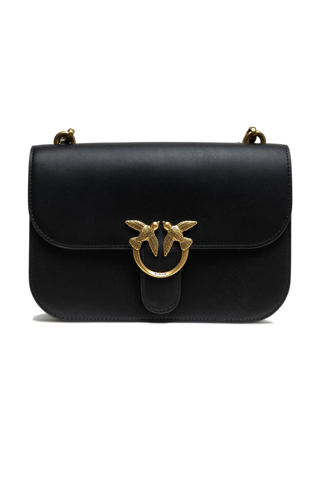 PINKO Black Love Bell Classic Shoulder Bag