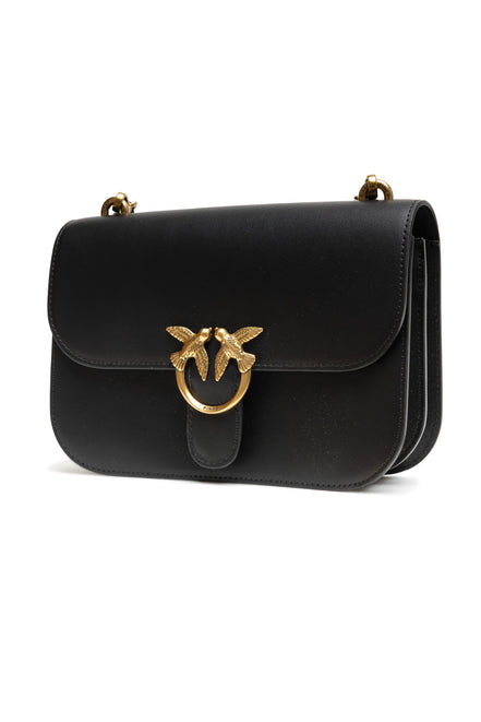 PINKO Black Love Bell Classic Shoulder Bag