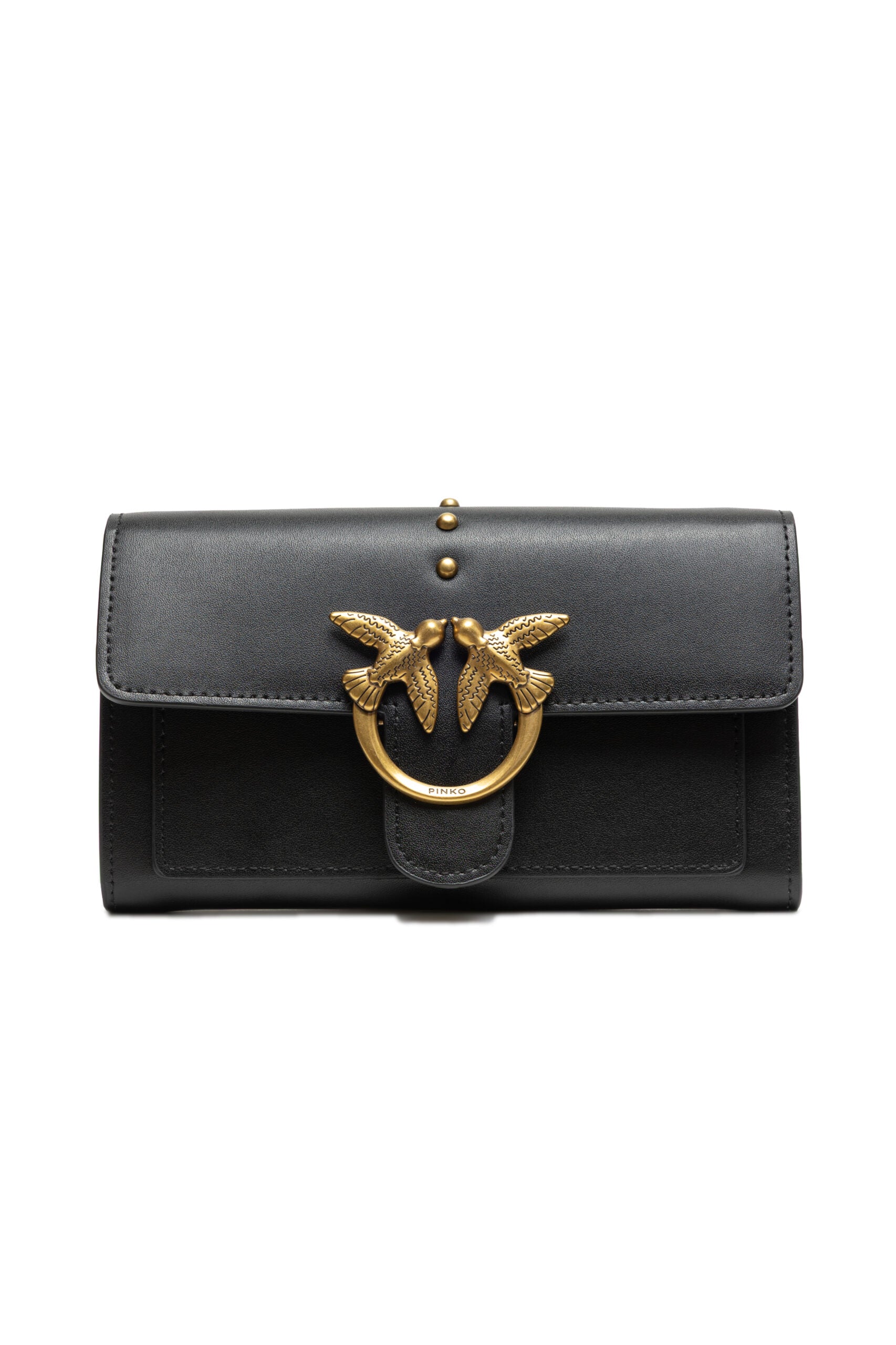 PINKO Black Simply Love One Mini Shoulder Bag