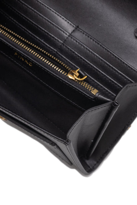 PINKO Black Simply Love One Mini Shoulder Bag