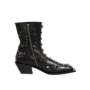 Bottes courtes pour homme Dolce & Gabbana noires ornées de cristaux