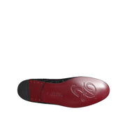 Mocassins Dolce & Gabbana en brocart noir Chaussures de ville à enfiler pour homme