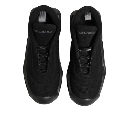 Chaussures homme basses Dolce & Gabbana Wave à lacets noires