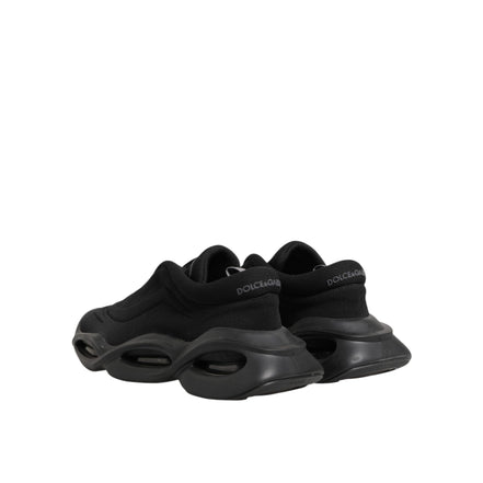 Chaussures homme basses Dolce & Gabbana Wave à lacets noires
