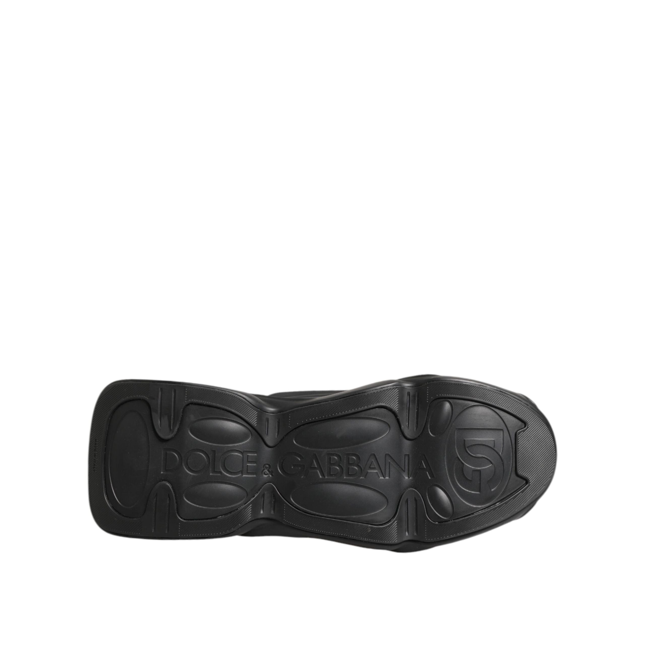 Chaussures homme basses Dolce & Gabbana Wave à lacets noires