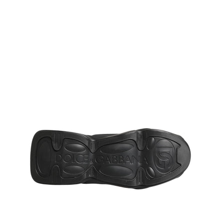 Chaussures homme basses Dolce & Gabbana Wave à lacets noires