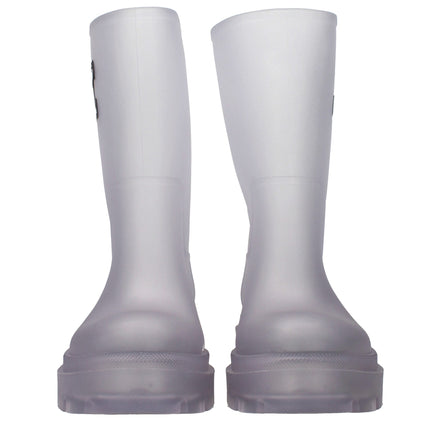 Off-White Transparent Pvc Ankle Boots