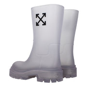 Off-White Transparent Pvc Ankle Boots