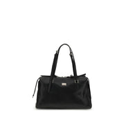 Sac à bandoulière Dolce & Gabbana en cuir de veau noir Bos Taurus