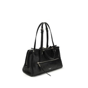 Sac à bandoulière Dolce & Gabbana en cuir de veau noir Bos Taurus