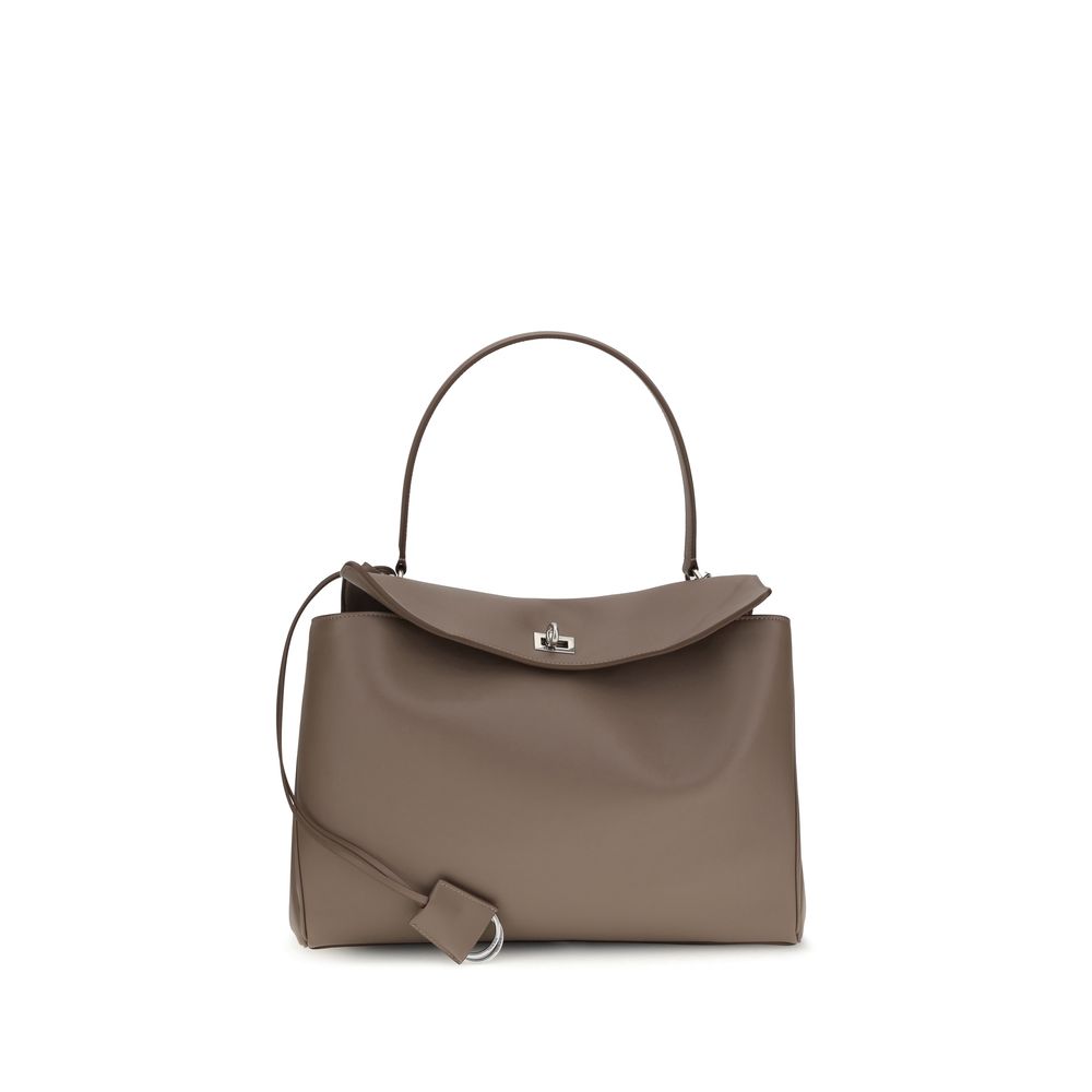 Borsa a tracolla Balenciaga in pelle di vitello grigia Bos Taurus