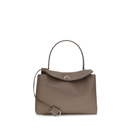 Sac à bandoulière Balenciaga en cuir de veau gris Bos Taurus