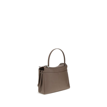 Borsa a tracolla Balenciaga in pelle di vitello grigia Bos Taurus