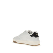 Sneakers basse Saint Laurent in pelle di vitello bianca Bos Taurus