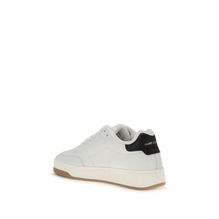 Sneakers basse Saint Laurent in pelle di vitello bianca Bos Taurus