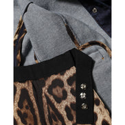 Dolce & Gabbana Giacca di Jeans Blu Scuro in Cotone con Colletto