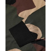 Dolce & Gabbana Multicolor Camouflage Crew Neck Sweater