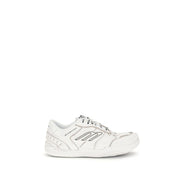 Baskets de sport Balenciaga Bos Taurus en cuir de veau blanc