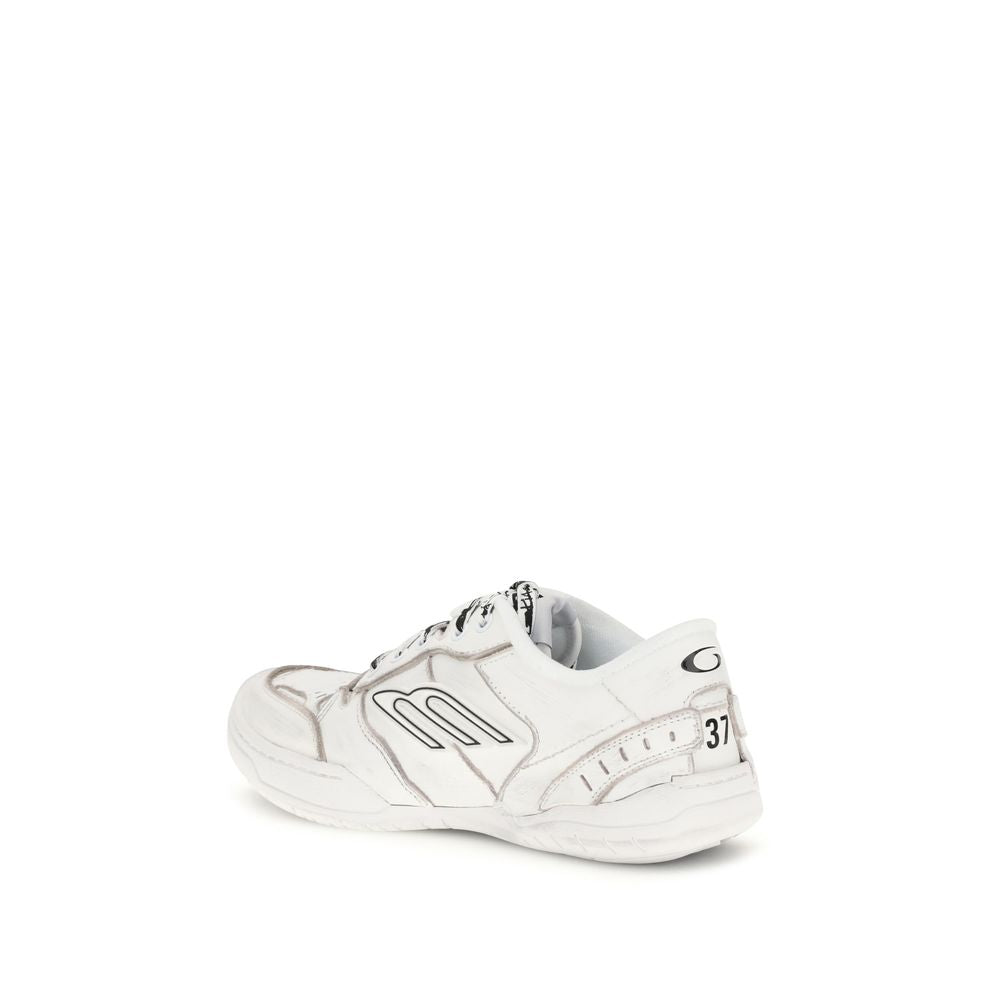Baskets de sport Balenciaga Bos Taurus en cuir de veau blanc