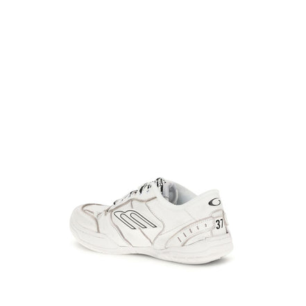 Baskets de sport Balenciaga Bos Taurus en cuir de veau blanc