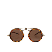 Occhiali da sole Dolce & Gabbana con montatura Havana dorata DG Fatto A Mano