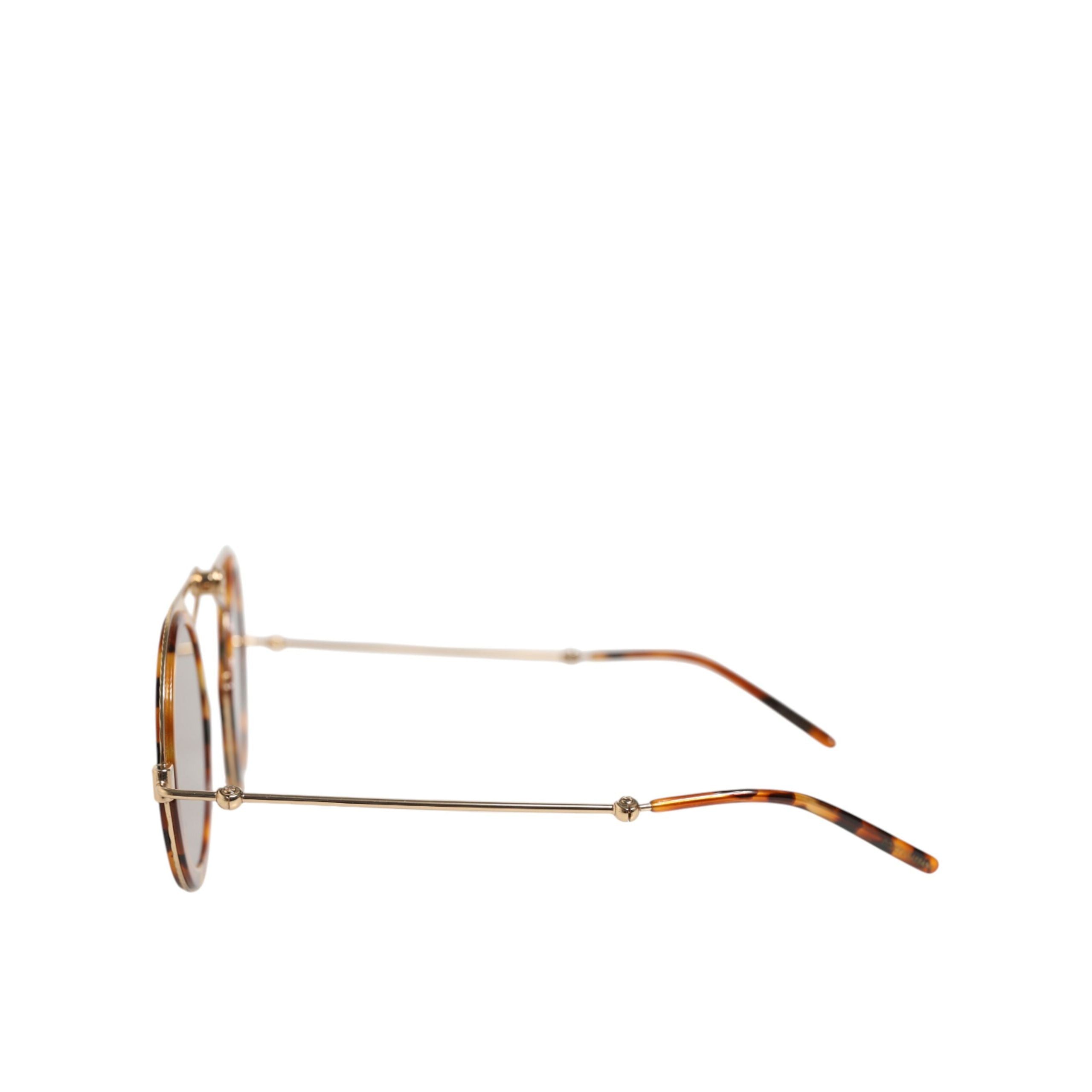 Occhiali da sole Dolce & Gabbana con montatura Havana dorata DG Fatto A Mano