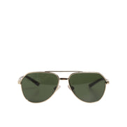 Occhiali da sole per bambini Dolce & Gabbana DG2125, montatura color argento, modello aviatore